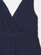 Сукня А-силуету темно-синя | 6299439 | фото 3