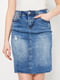 Спідниця джинсова синя | 6299471 | фото 4