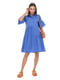 Платье А-силуэта голубое | 6299545 | фото 5