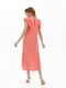 Сукня а-силуету коралового кольору | 6299693 | фото 3