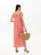Сукня а-силуету коралового кольору | 6299694 | фото 2