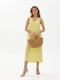 Сукня А-силуету жовта | 6299695