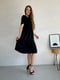 Платье А-силуэта черное | 6301096 | фото 3