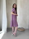 Платье А-силуэта фиолетовое | 6301097 | фото 3