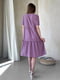 Сукня А-силуету фіолетова | 6301097 | фото 4