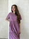 Платье А-силуэта фиолетовое | 6301097 | фото 5
