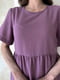 Платье А-силуэта фиолетовое | 6301097 | фото 7