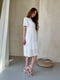 Платье А-силуэта белое | 6301098 | фото 3