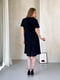 Платье А-силуэта черное | 6301099 | фото 4
