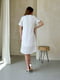 Платье А-силуэта белое | 6301101 | фото 4