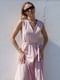 Платье А-силуэта пудрового цвета | 6301138 | фото 2