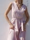 Сукня А-силуету пудрового кольору | 6301138 | фото 4