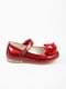 Туфли красные с бантиками | 6301233 | фото 2
