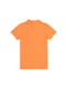 Футболка-поло оранжевая с вышивкой | 6302085 | фото 2