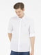 Рубашка белая с принтом | 6302124 | фото 3