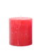 Свеча цилиндрическая красная (75*70, 33 ч) | 6305058