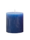 Свеча цилиндрическая синяя (75*70, 33 ч) | 6305059