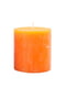 Свеча цилиндрическая оранжевая (75*70, 33 ч) | 6305064