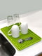Сушка для посуды с поддоном зеленая | 6305651 | фото 2