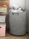 Кошик для зберігання текстильний сірий | 6305782 | фото 2
