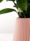 Ваза для цветов декоративная розовая (20 см) | 6305911 | фото 4