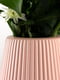 Ваза для цветов декоративная розовая (20 см) | 6305911 | фото 5