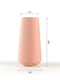 Ваза для цветов декоративная розовая (30 см) | 6305912 | фото 5