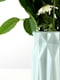Ваза для квітів декоративна блакитна (18 см) | 6305914 | фото 2