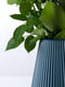 Ваза для цветов декоративная синяя (20 см) | 6305915 | фото 2