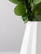 Ваза для квітів декоративна біла (20 см) | 6305919 | фото 3