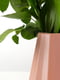Ваза для цветов декоративная розовая (20 см) | 6305921 | фото 2