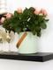 Ваза для квітів декоративна оливкова (17 см) | 6305925 | фото 2