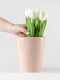 Горщик-кашпо для квітів рожевий | 6306091 | фото 4