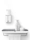 Набор для ванны: полочка с полотенцедержателем и держатель для зубных щеток со стаканами | 6305816