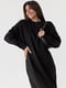 Платье-свитер черное | 6306212 | фото 3