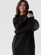Платье-свитер черное | 6306212 | фото 4
