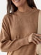 Платье-свитер кофейного цвета | 6306308 | фото 4