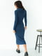 Платье-свитер синее | 6306324 | фото 2
