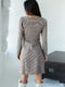 Сукня-сорочка коричнева | 6306523 | фото 2