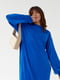 Платье-свитер синее | 6306606 | фото 3
