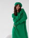 Платье-свитер зеленое | 6306659 | фото 3