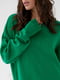 Платье-свитер зеленое | 6306659 | фото 4