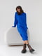 Платье-свитер синее | 6306660 | фото 5