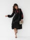 Сукня А-силуету чорна з вишивкою | 6306831 | фото 5