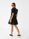 Платье А-силуэта черное | 6306891 | фото 2