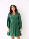 Сукня А-силуету зелена | 6306991 | фото 3