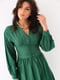 Сукня А-силуету зелена | 6306991 | фото 4