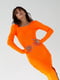 Платье-футляр оранжевое | 6307088 | фото 3