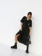 Платье А-силуэта черное в горох | 6307244 | фото 5