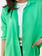 Блуза с укороченным рукавом салатовая | 6307301 | фото 4